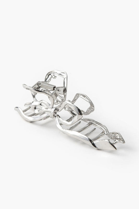Elena - Metallic Bow Hair Claw