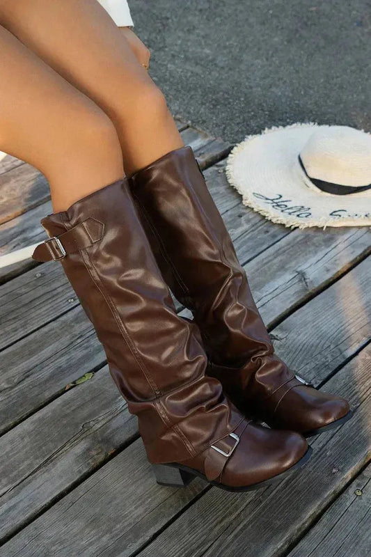 Maylee | Leather Boots