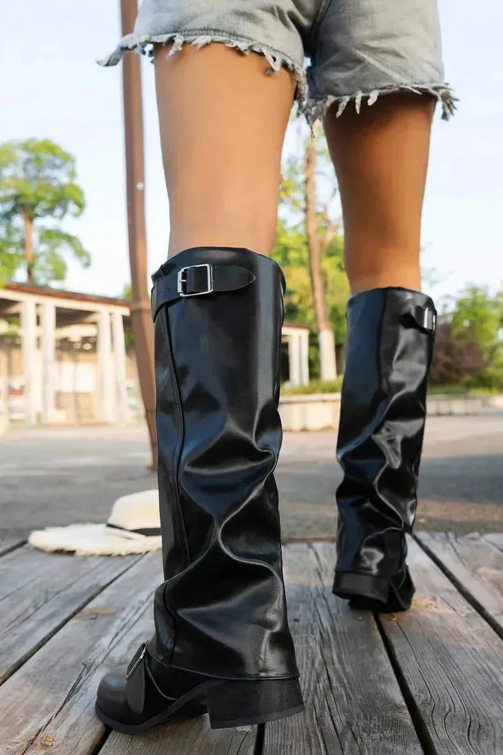 Maylee | Leather Boots