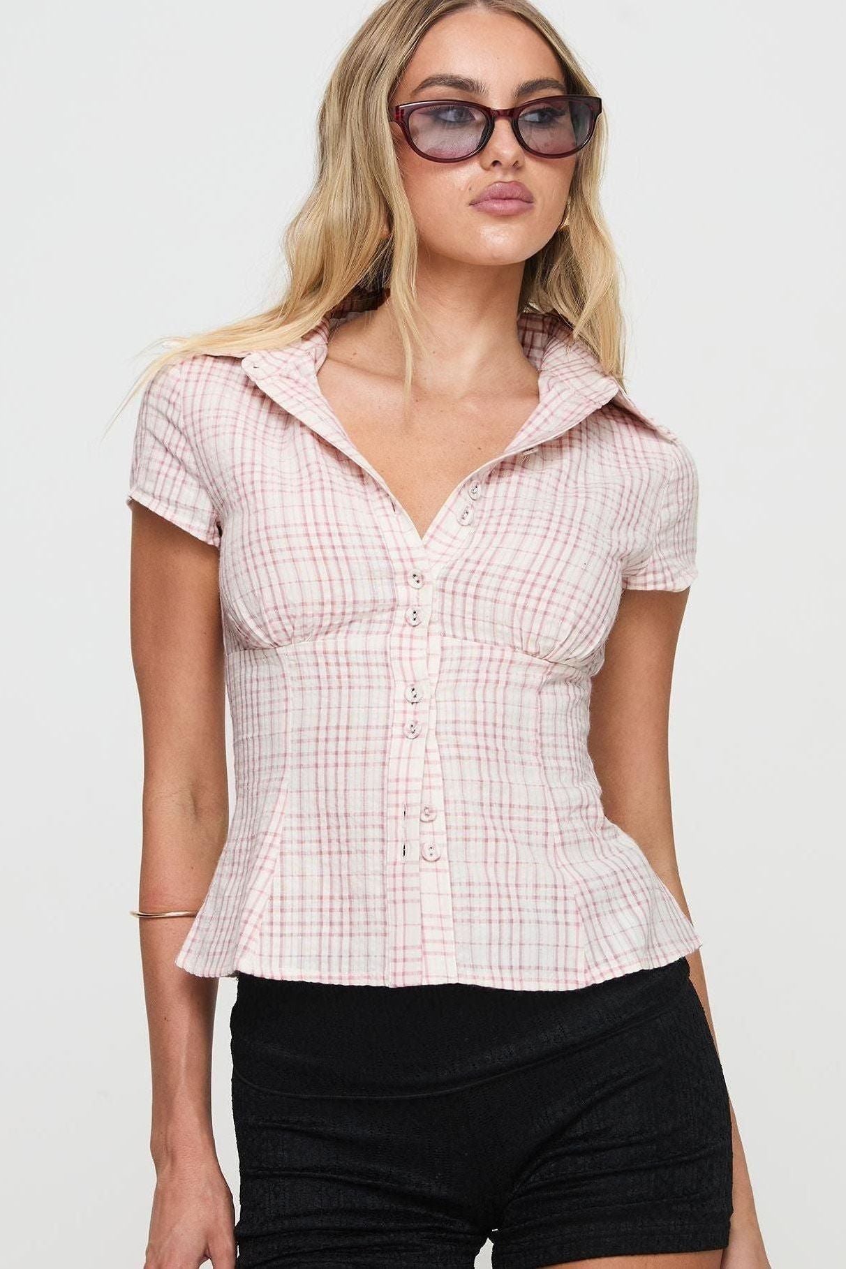 Ellie | Pink Lady Blouse