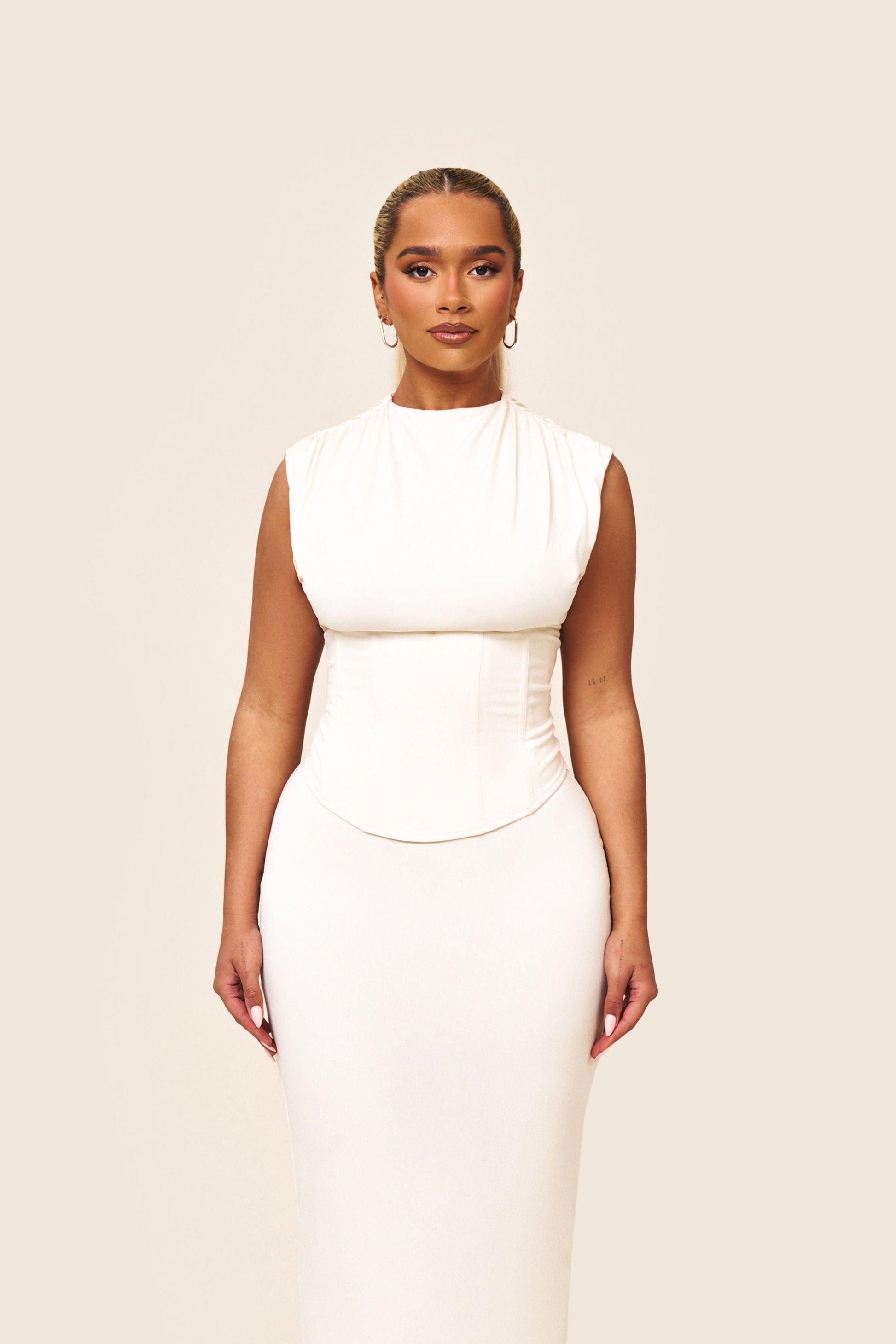 Sandra Maxi in Cream