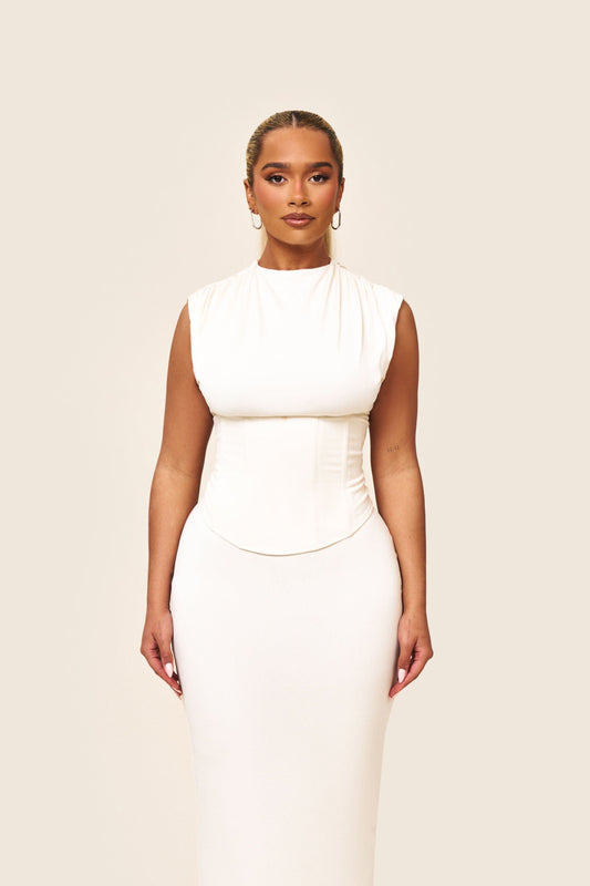 Sandra Maxi in Cream