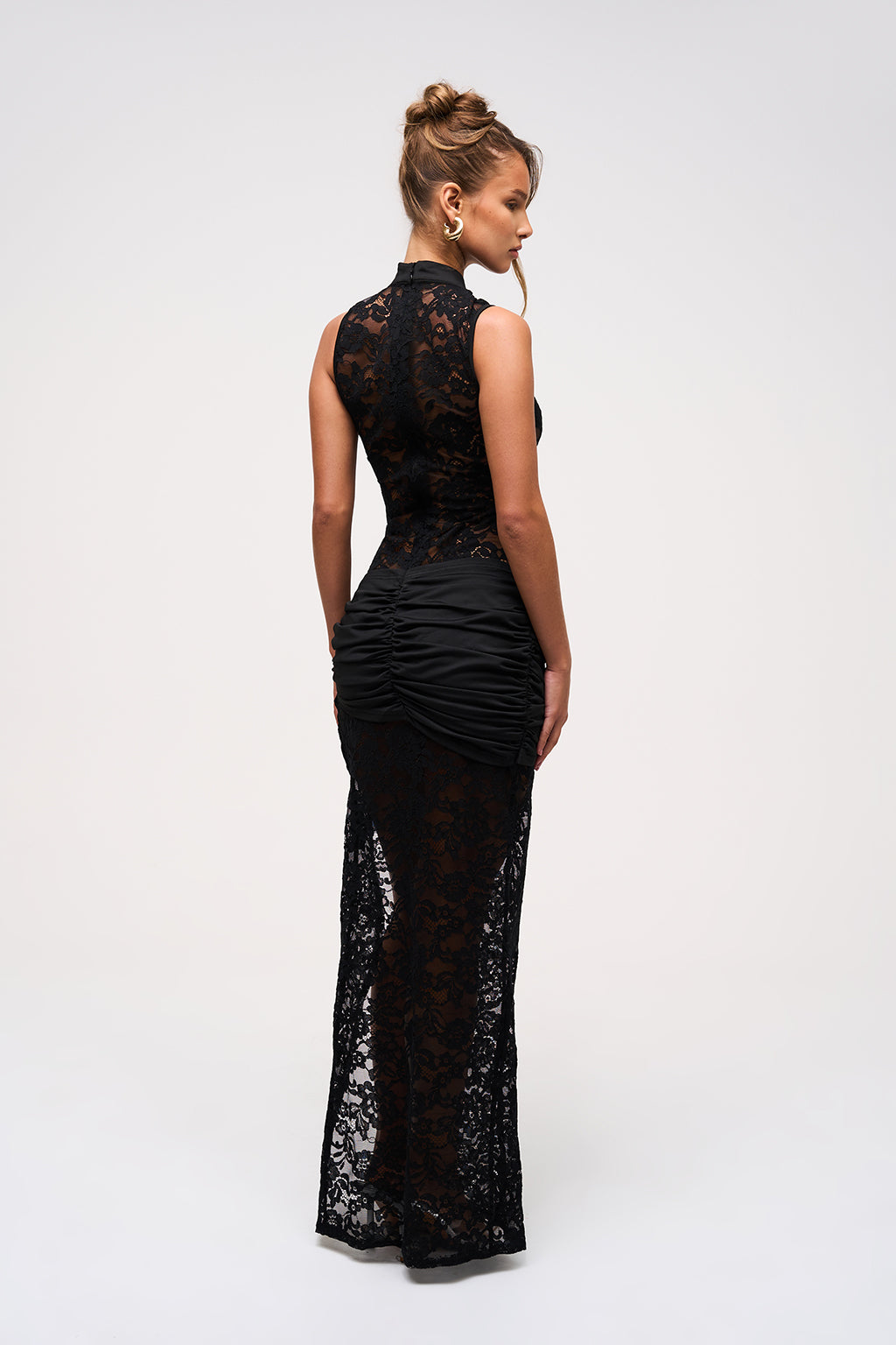 Alexander Saint Lace Maxi Dress