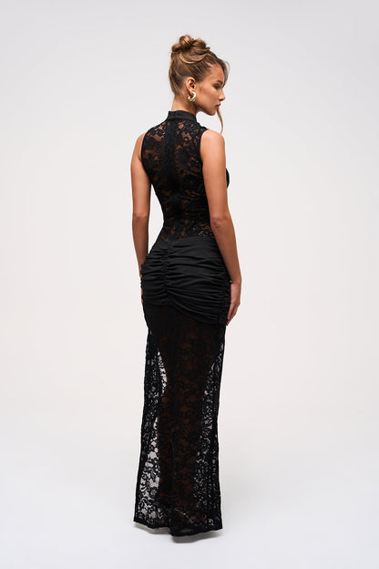 Alexander Saint Lace Maxi Dress