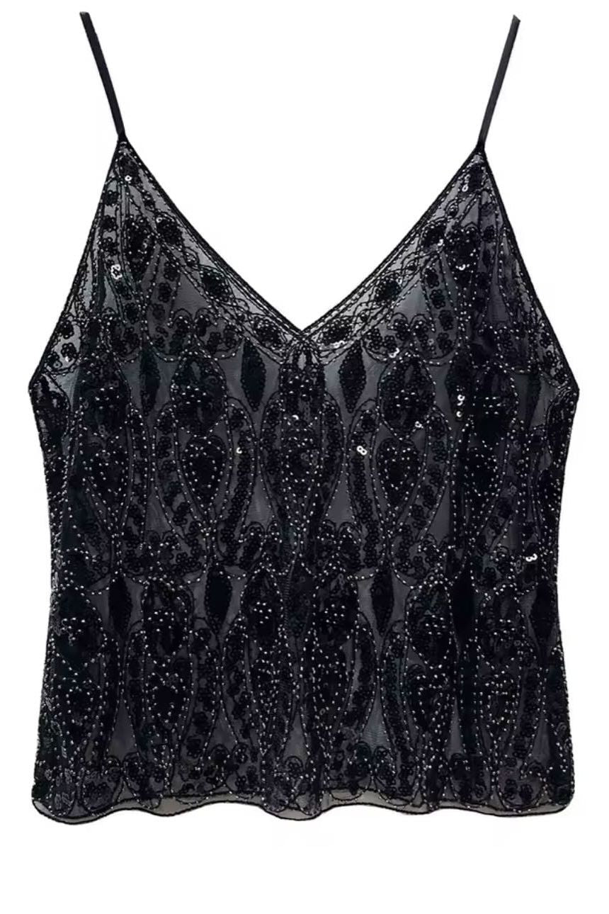 Isla Sequin Top