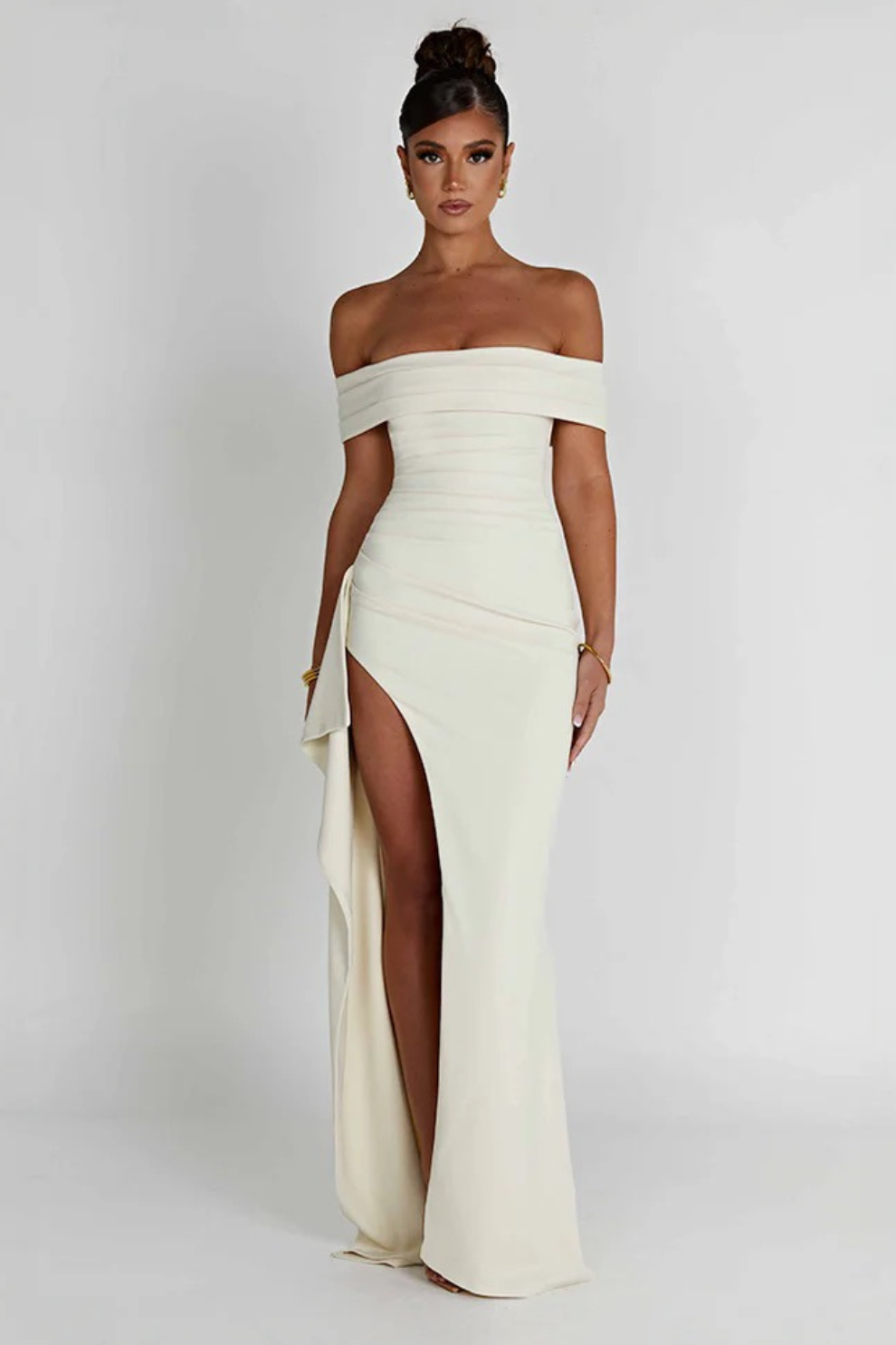 Alexander Saint Sculptée deLuxe Maxi Dress