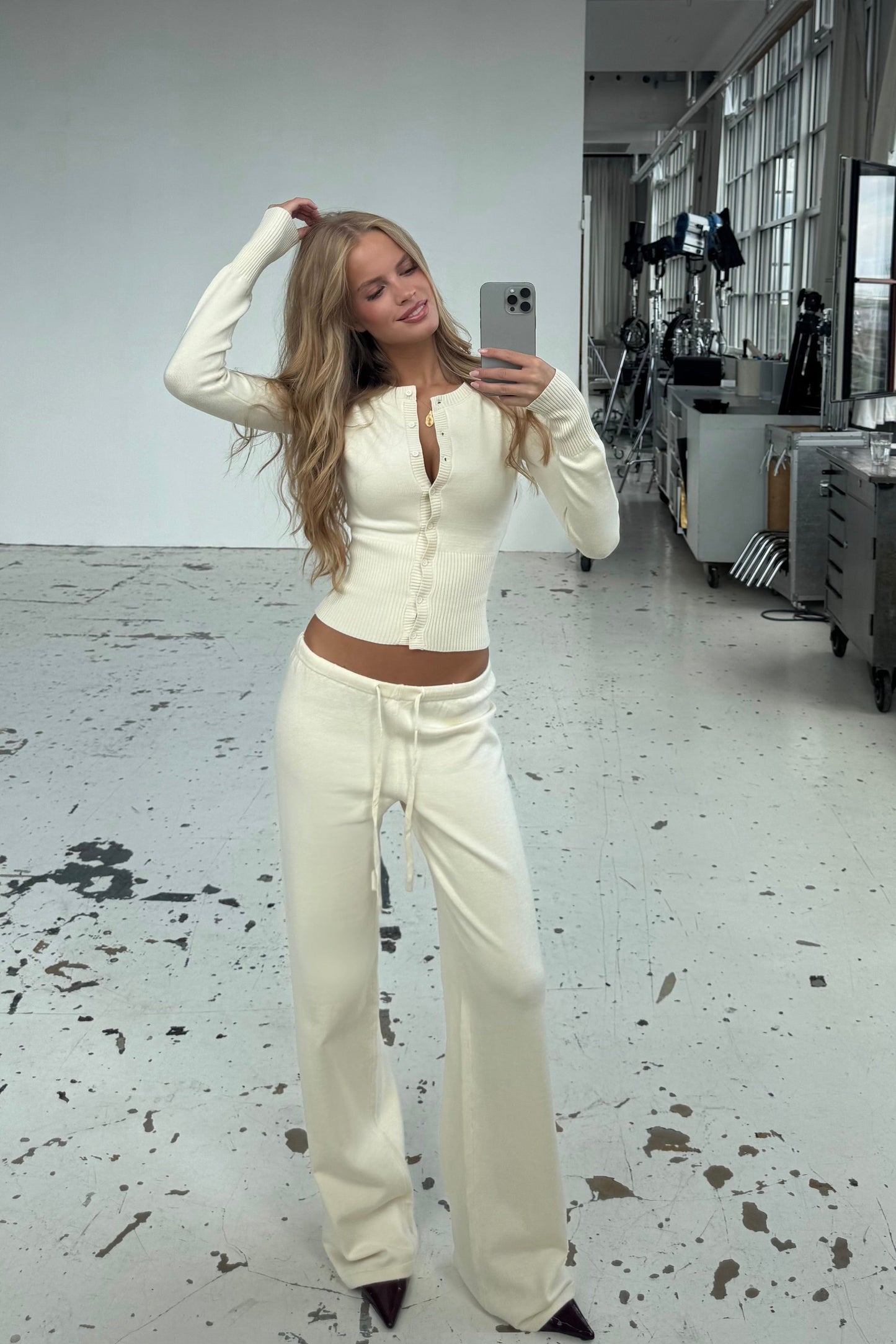 Amal Knitted Cardigan Set