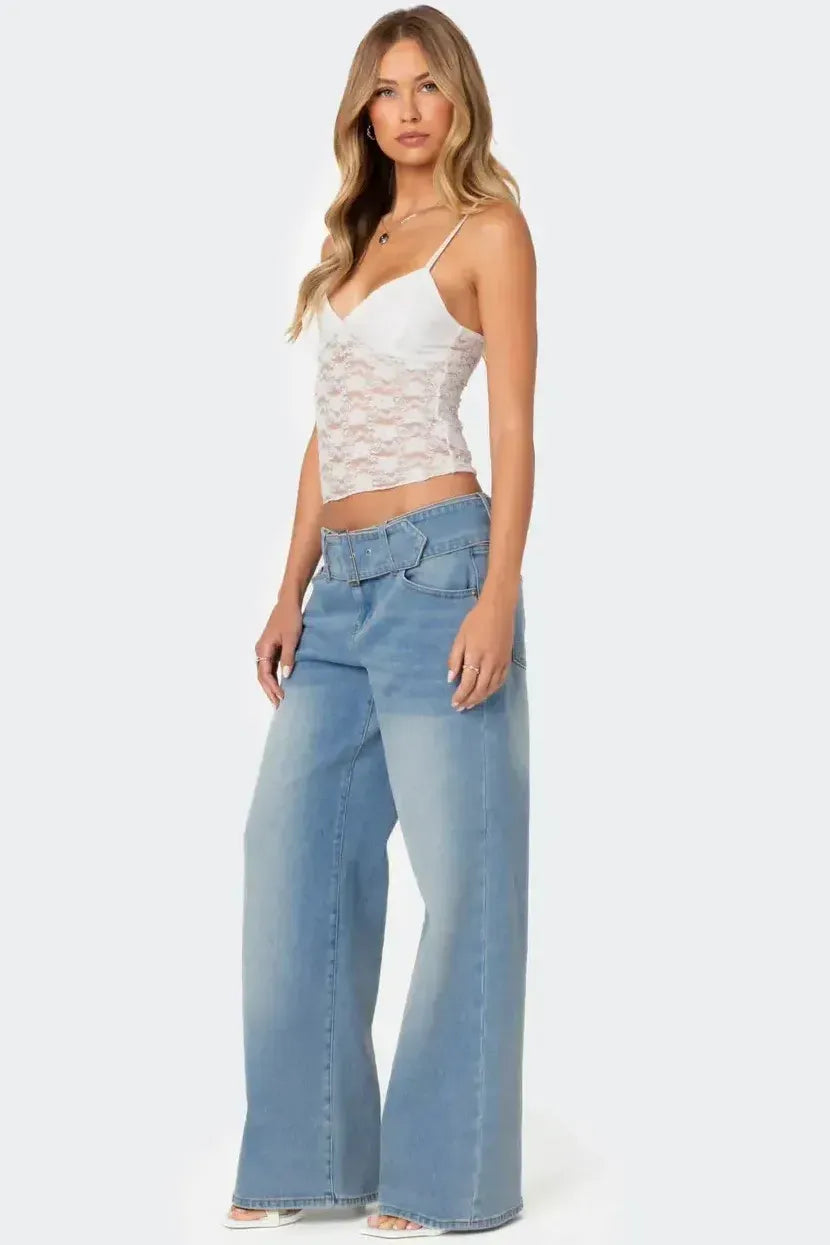 Azalea - Sheer Lace Top