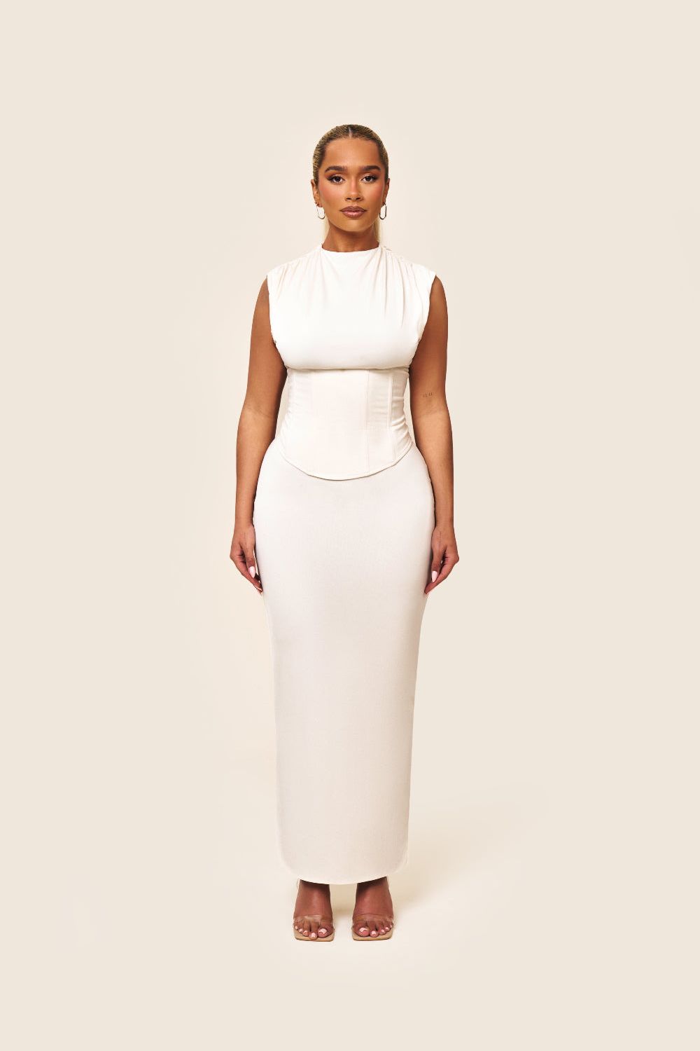 Sandra Maxi in Cream
