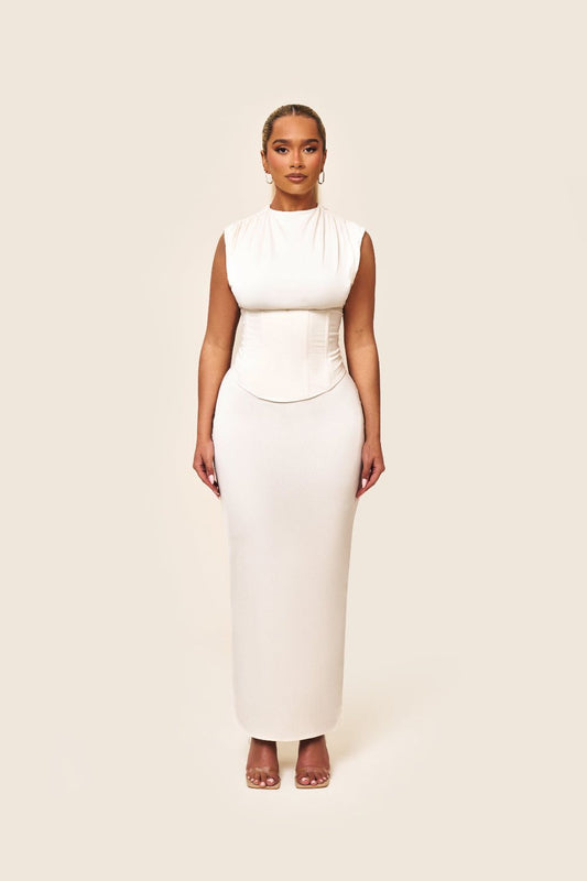 Sandra Maxi in Cream