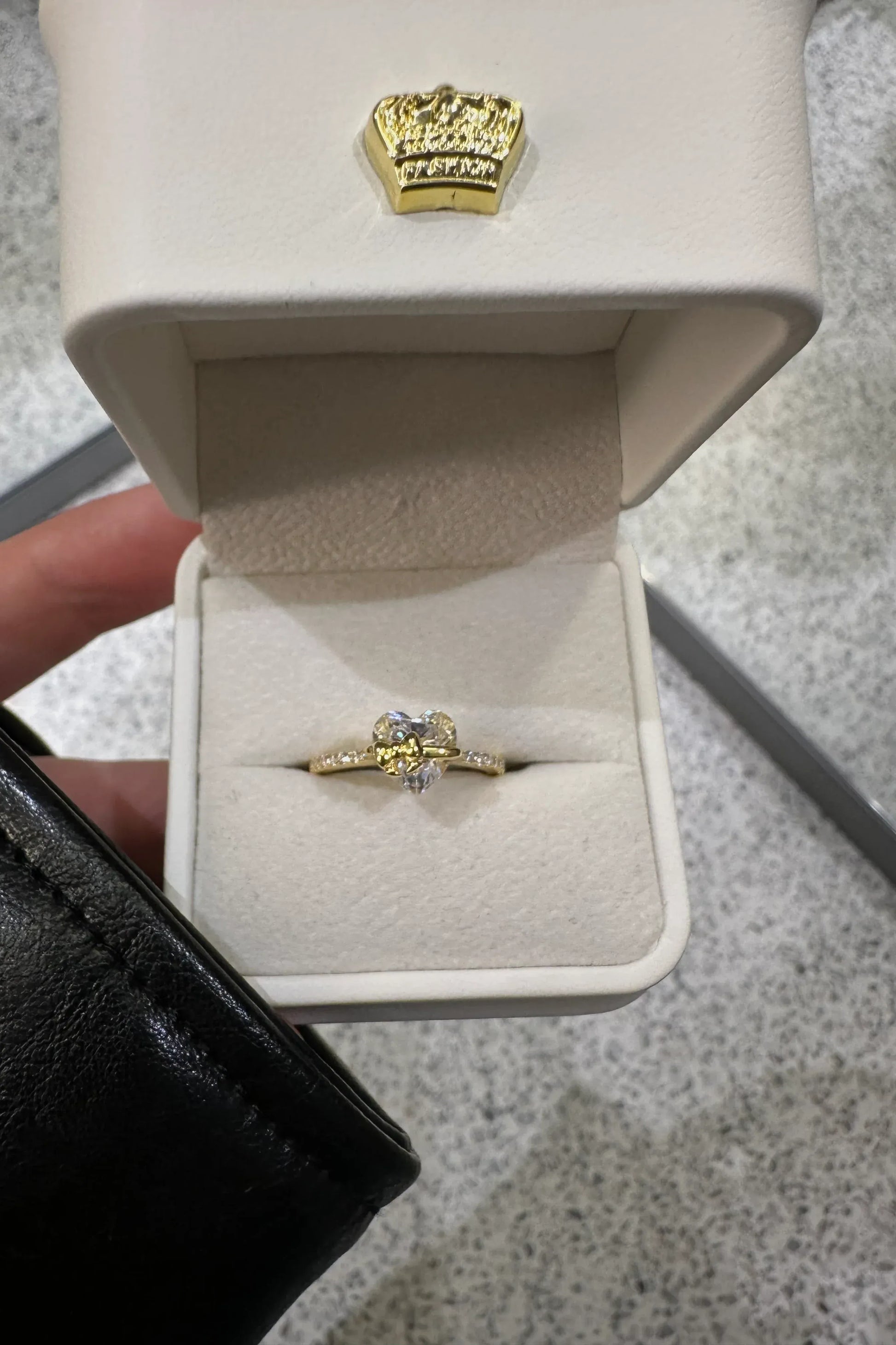 Heart Bow Ring