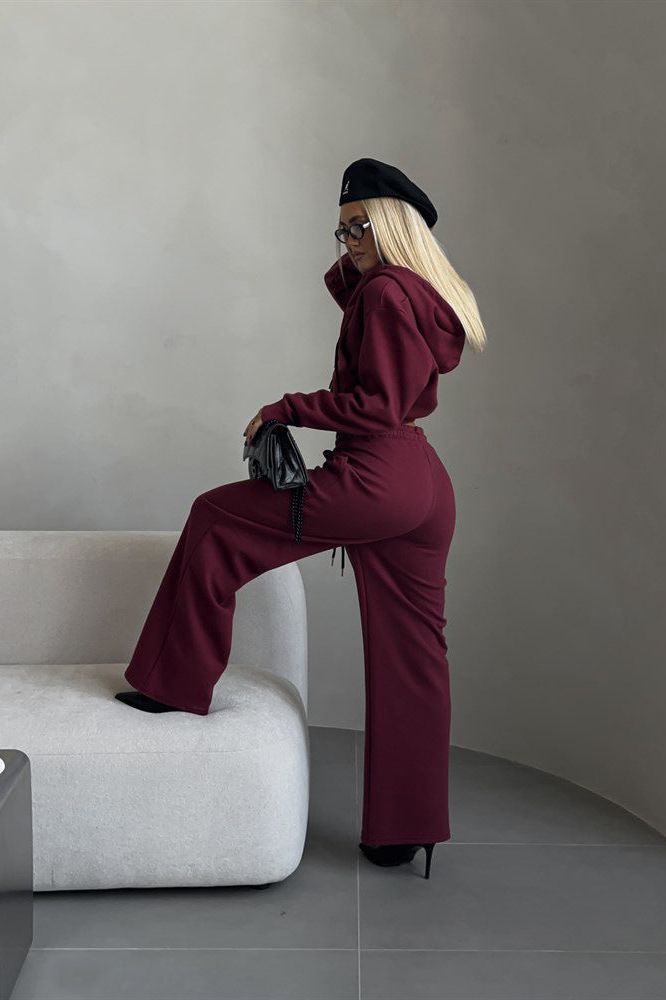 Amelia Cropped Hoodie Set