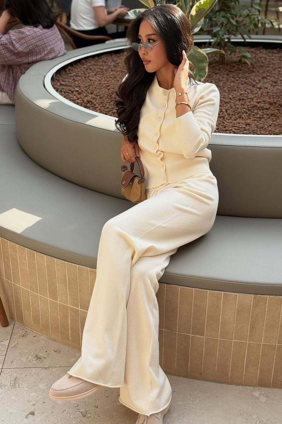 Amal Knitted Cardigan Set